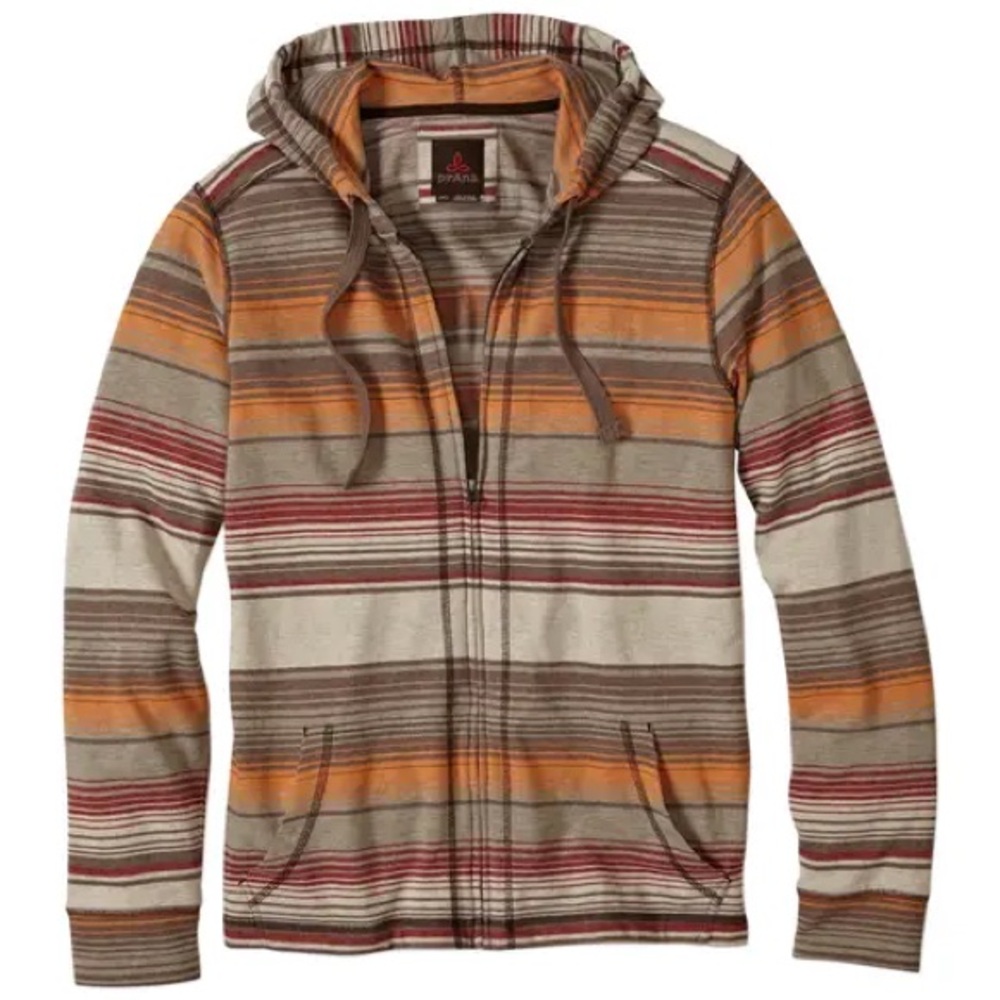 Prana Multicolor Striped Hoodie